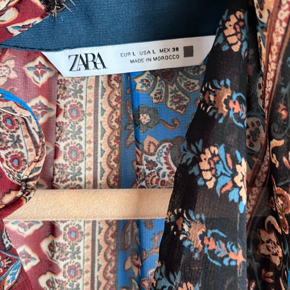 Zara Patchwork Blouse - image 5